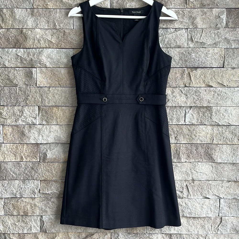 WHBM sleeveless black dress
